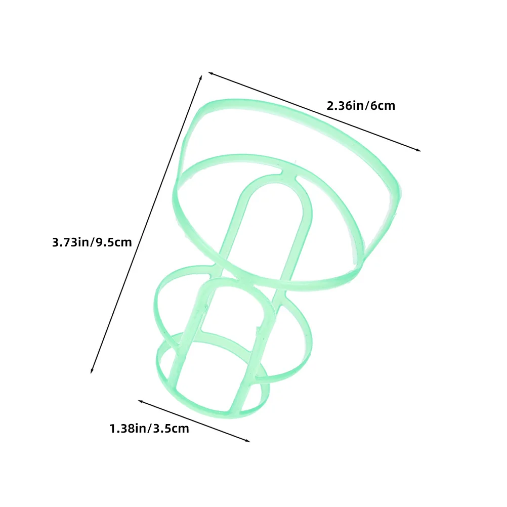 30 قطعة من أغطية شبكة زجاجات التسريب البلاستيكية الشفافة دعم آمن للتطبيقات الطبية المتنوعة مجموعة غطاء الزجاجة بالتنقيط #2