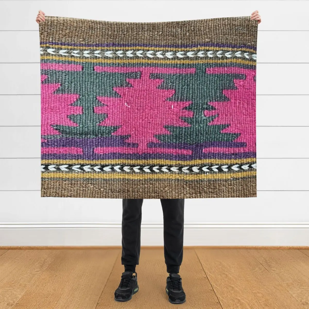 

Decorative Kilim, Navaho Weave, Woven Textile Throw Blanket For Sofa Thin sofa bed Extra Large Throw Blankets