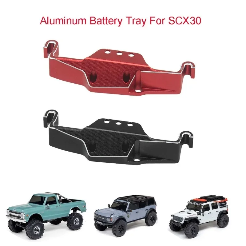 Aluminum Battery Tray for AXIAL SCX30 1/30 RC Model Cars Crawler Upgrade Parts