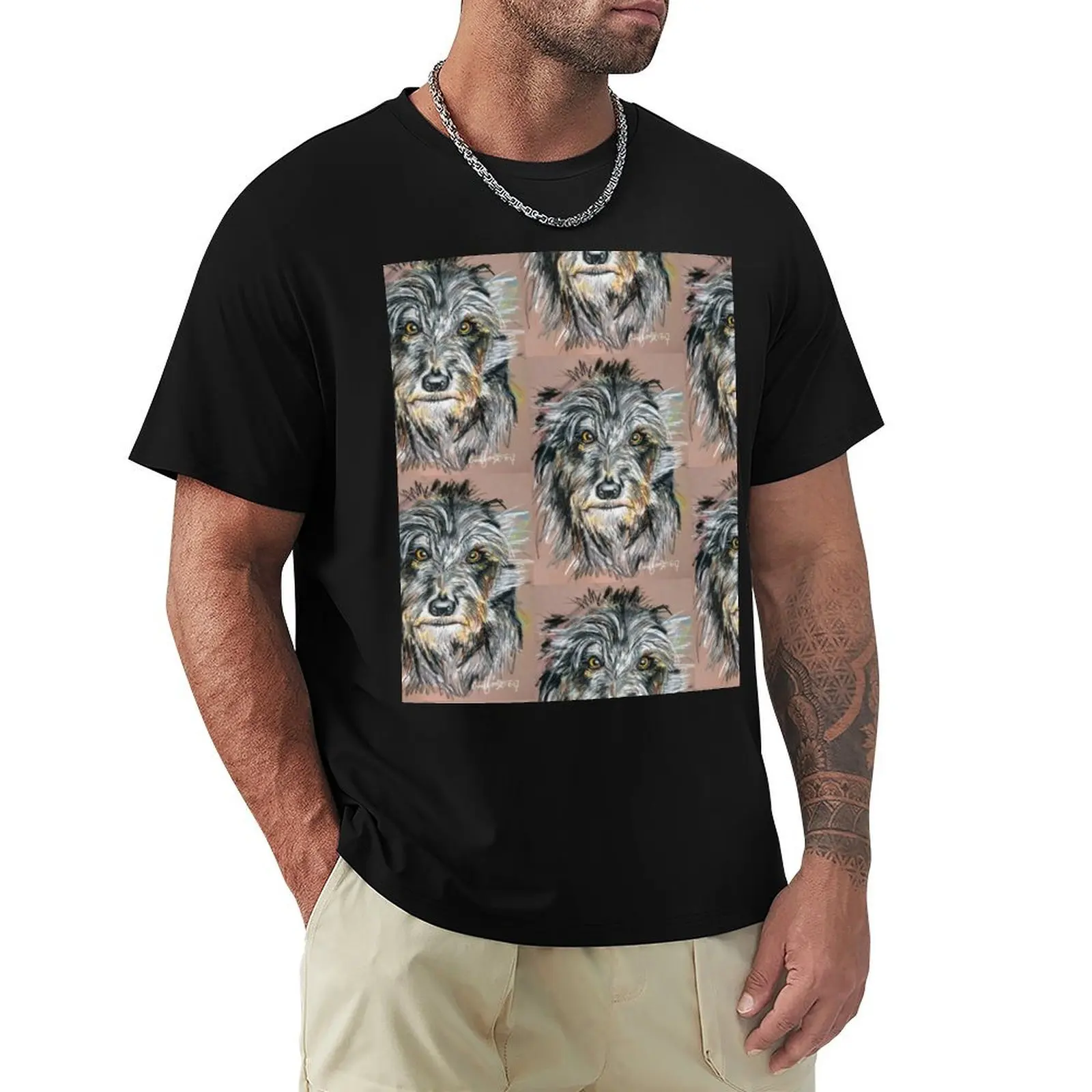 Camiseta Irish Wolfhound, camiseta de verano ligera y transpirable
