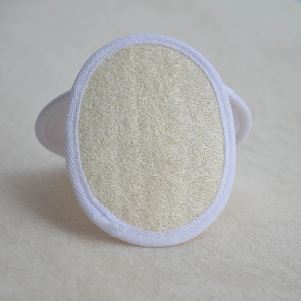 

3pcs Natural Loofah Sponge Bath Scrubber Exfoliating Skin Care Body Wash Glove For Smooth Deep Cleansing Detox