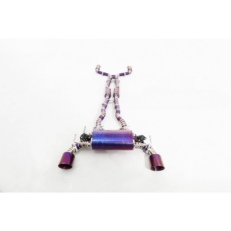 High Quality Custom Racing Exhaust System 370Z 3.7 All SS304/Titanium Muffler Perfect Fit Car Model