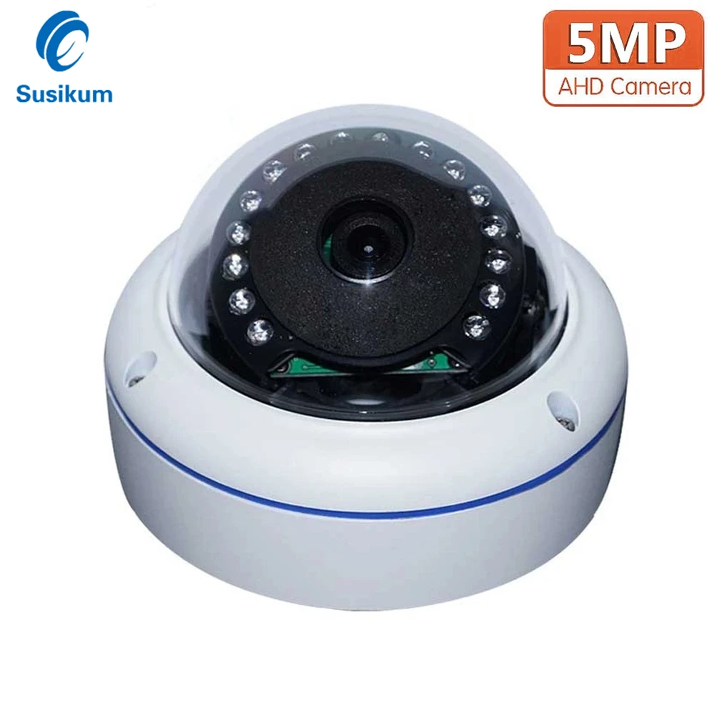 

5MP AHD CCTV Camera Indoor 180 Degree Fisheye 1.7mm Lens IR Night Vision Dome Security Home Camera With OSD Menu