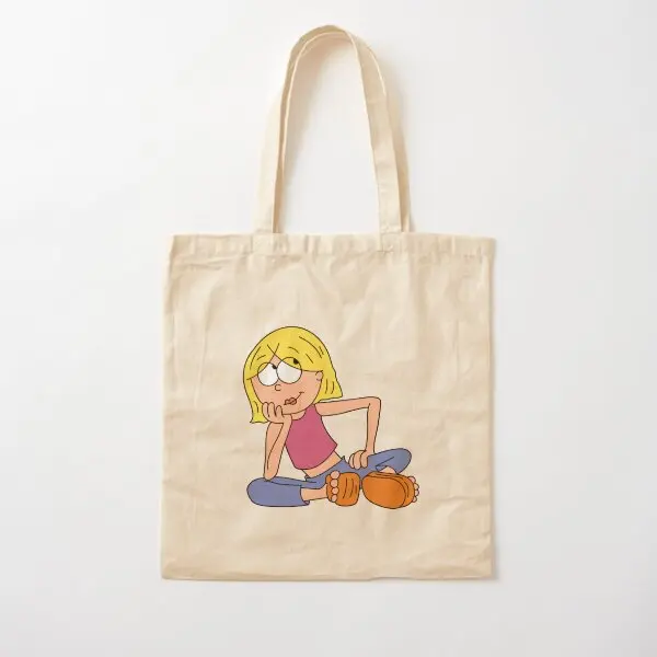 Lizzie Mcguire Cotton  Canvas Bag Ladies Printed Reusable Unisex Foldable Shoulder Bag Casual Travel Shopper Grocery Fabric