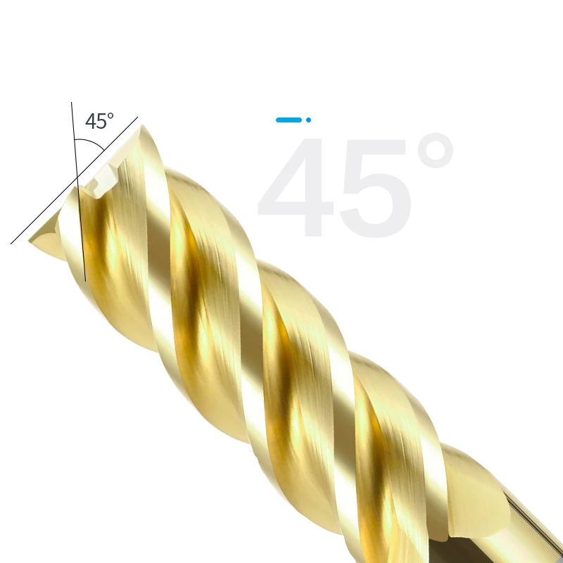 HRC70 HRC65 Carbide Flat End Corner Radius Tungsten Cutter 4 Flute Metal Steel Tool Key Face Square Router Bit 4mm 6 8 12 Shank