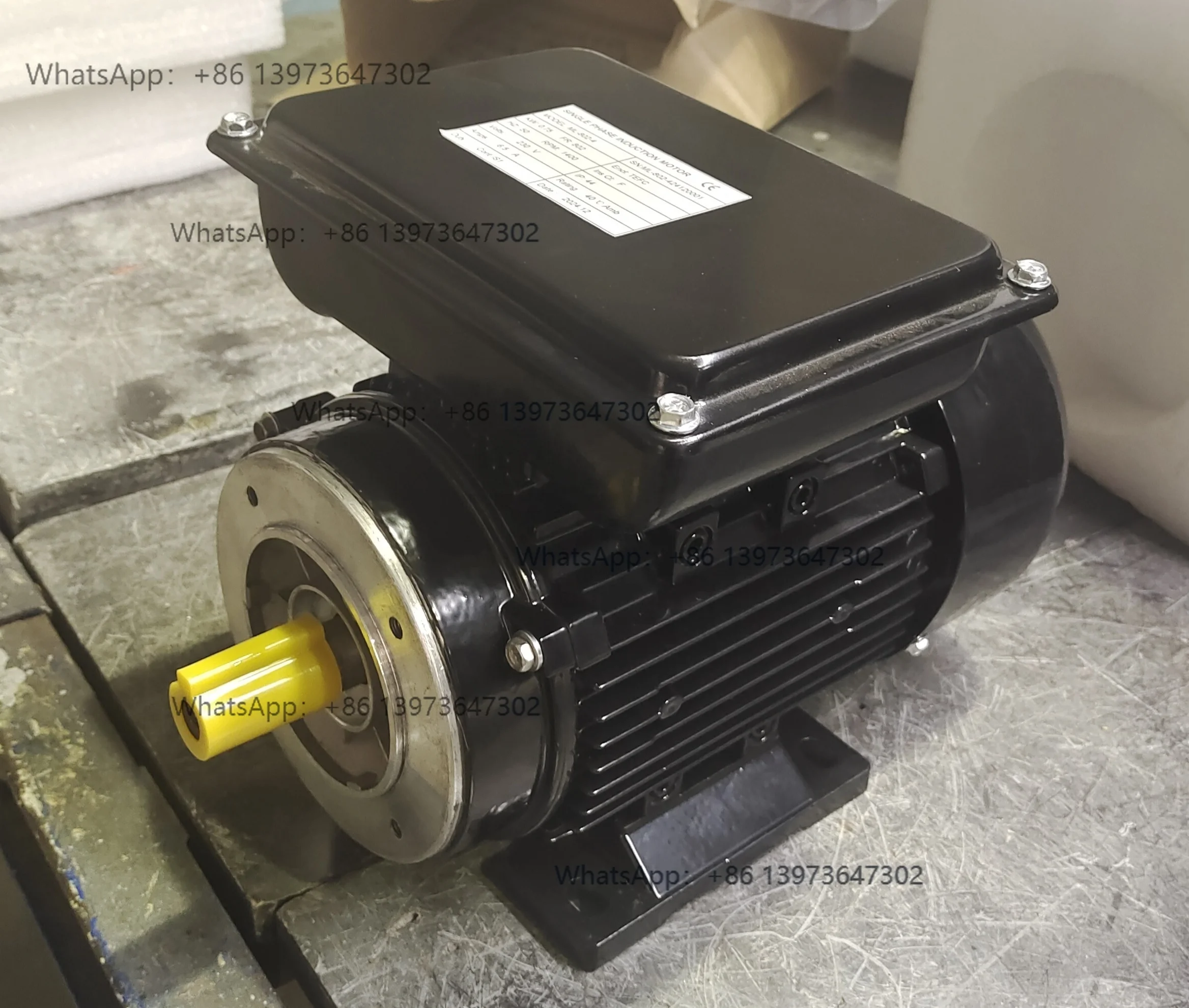 ML 2 Pole 0.55kw 220V Capacitor Start Single Phase Induction Ac Electric Motor