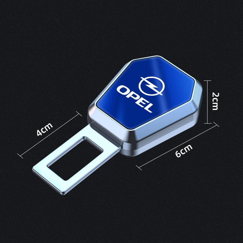 Car Logo Seat Belt Extension Plug Converter Accessories For Opel Astra Insignia Zafira OPC Corsa Vectra Meriva DX Vivaro Mokka