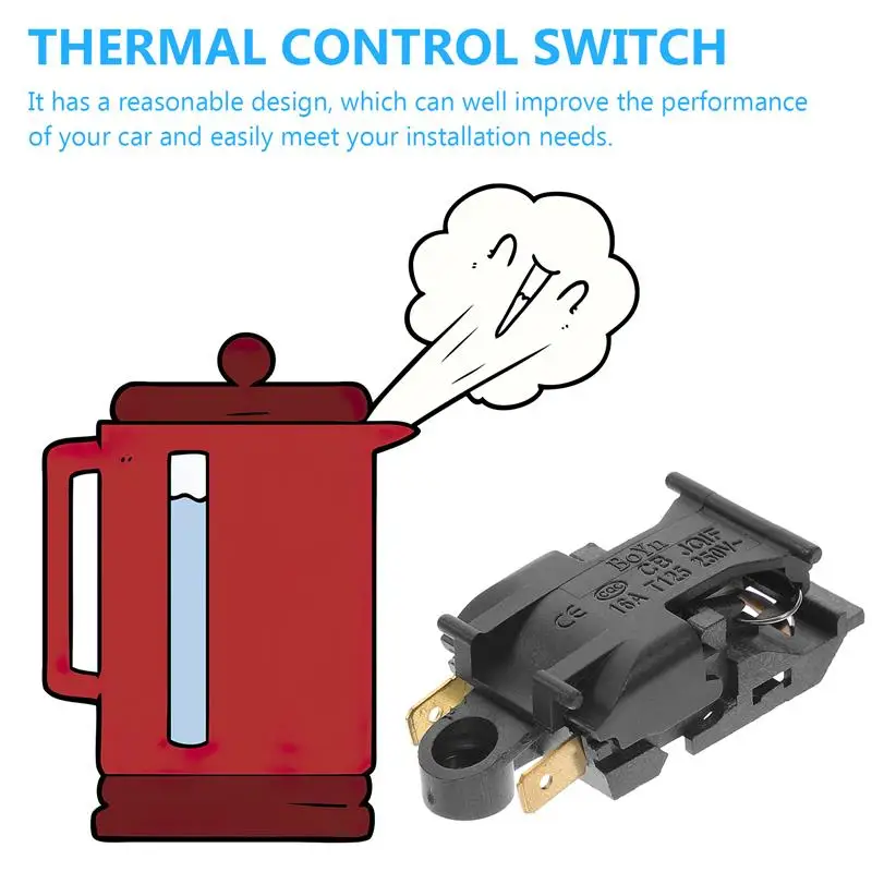 12pcs 13A 250V Controle de temperatura chaleira de água termostato interruptor base superior soquete