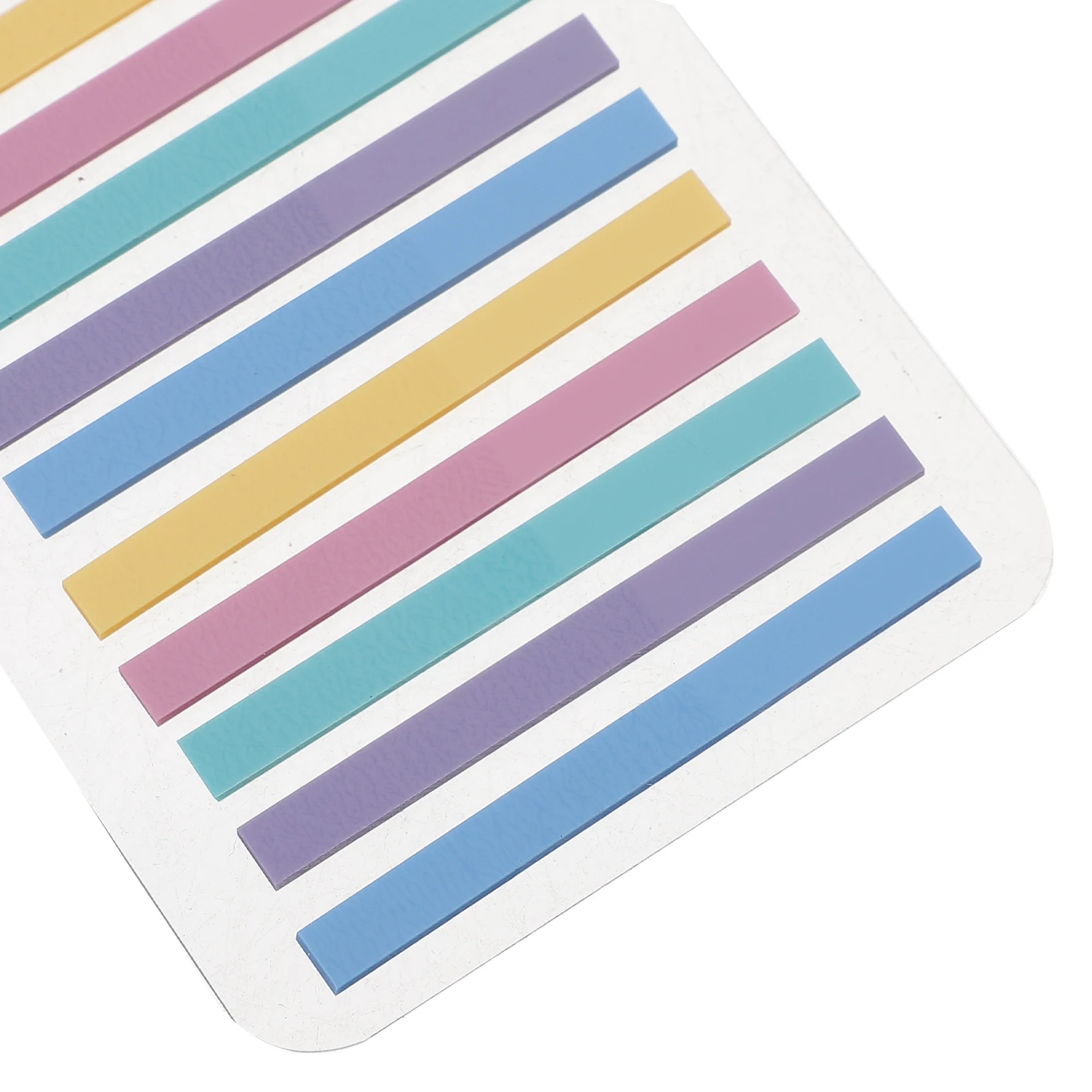 

6pcs Colored Sticky Reading Self Adhesive Highlight Strips Book Note Page Markers Portable Sentence Markers Annotation Tabs