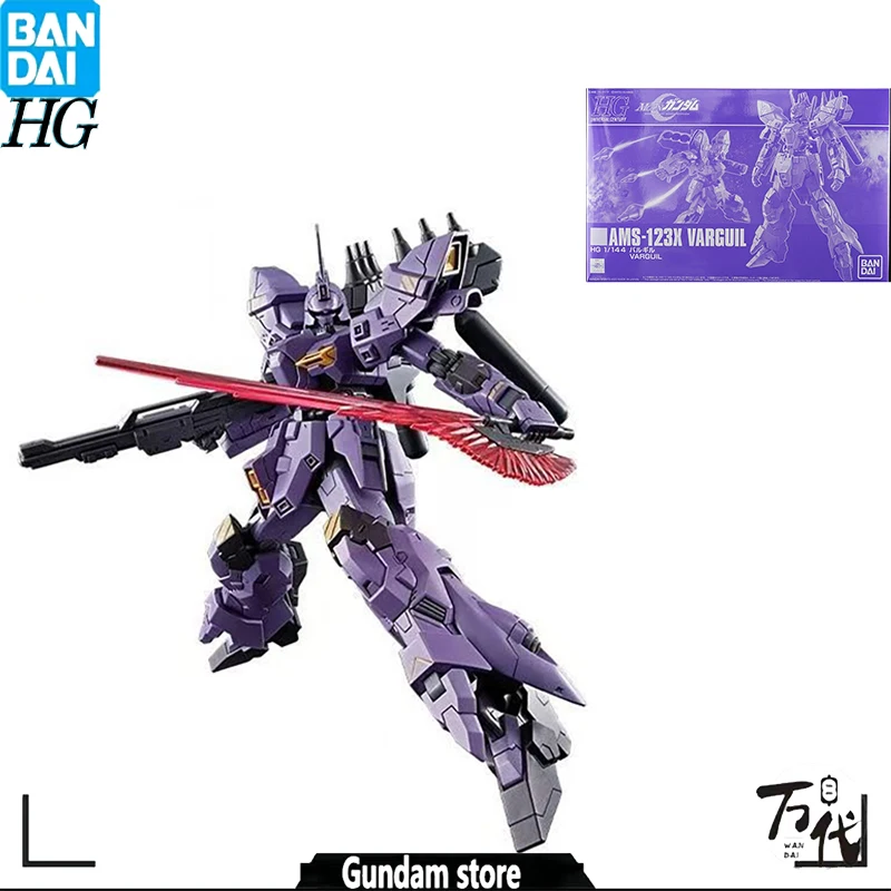 

BANDAI GUNDAM HGUC1\144 AMS-123X VARGUIL ACTION FIGURE MOBILE SUIT ANIME FIGURE PLASTIC MODEL KIT COLLECTION TOYS GIFT