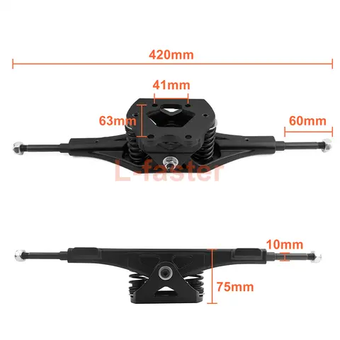 Remdrivna elektriska skateboard longboards dubbla motorer kit, gör-det-själv, 36V, 2800W 8 best sales elektrisk longboard - №1