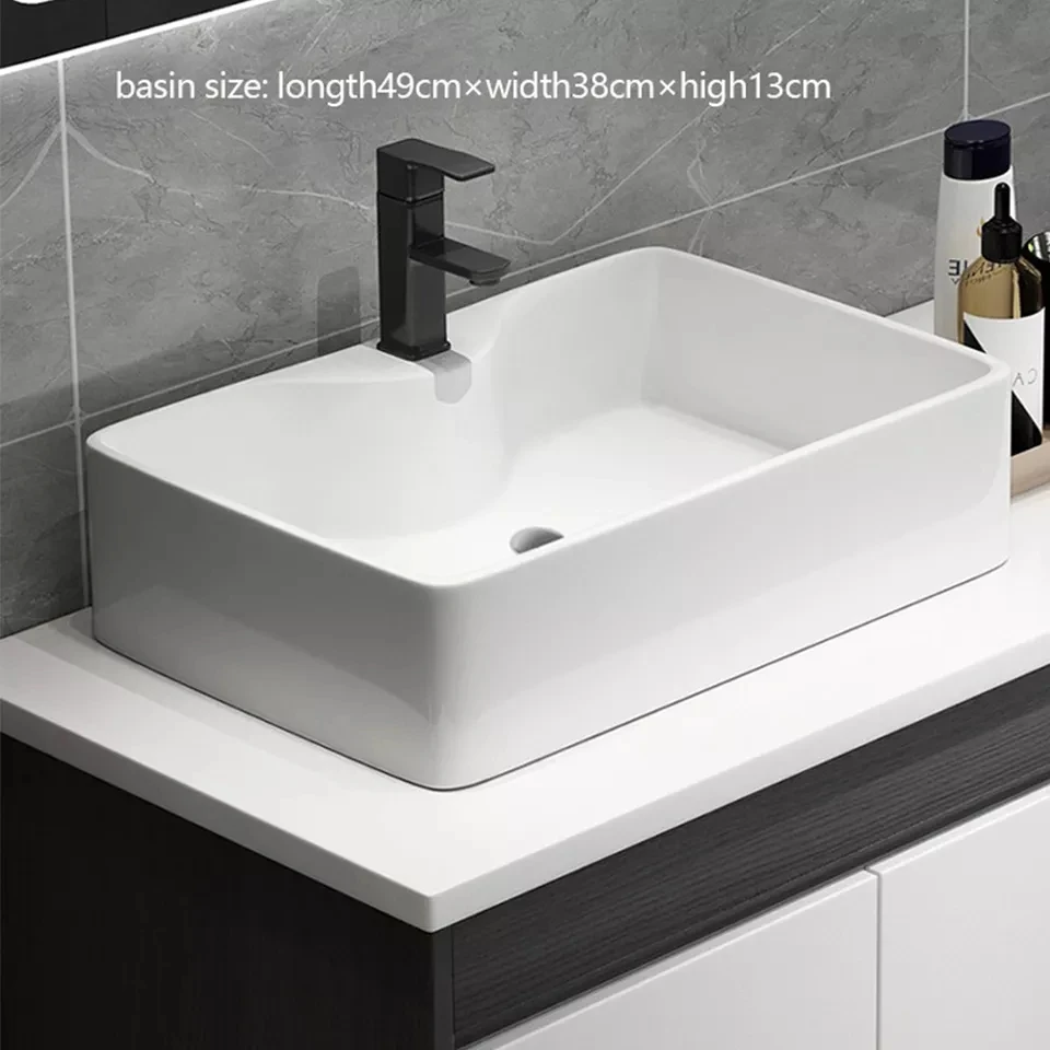 포산 위생 세면대 24 30 42 45 48인치 크롬 싱글 세면대 화장대 욕실 수납 세트 캐비닛 타입 (캐나다용)