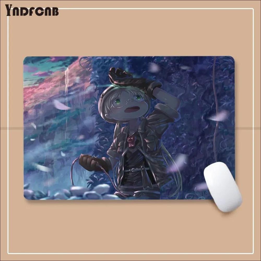 YNDFCNB Made In Abyss Mousepad New Rubber Mouse Durable Desktop Mousepad Size for Game Keyboard Pad for Gamer