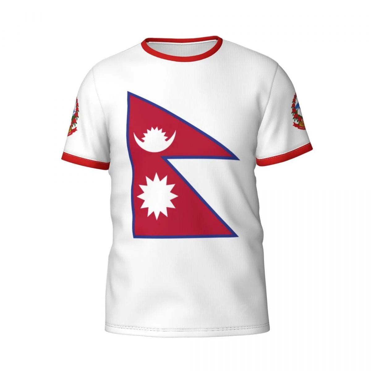 2025 Custom Name Number Nepal Country Flag 3D T-shirts Clothes T shirt Men Women Tees Tops For  Fans Gift US Size