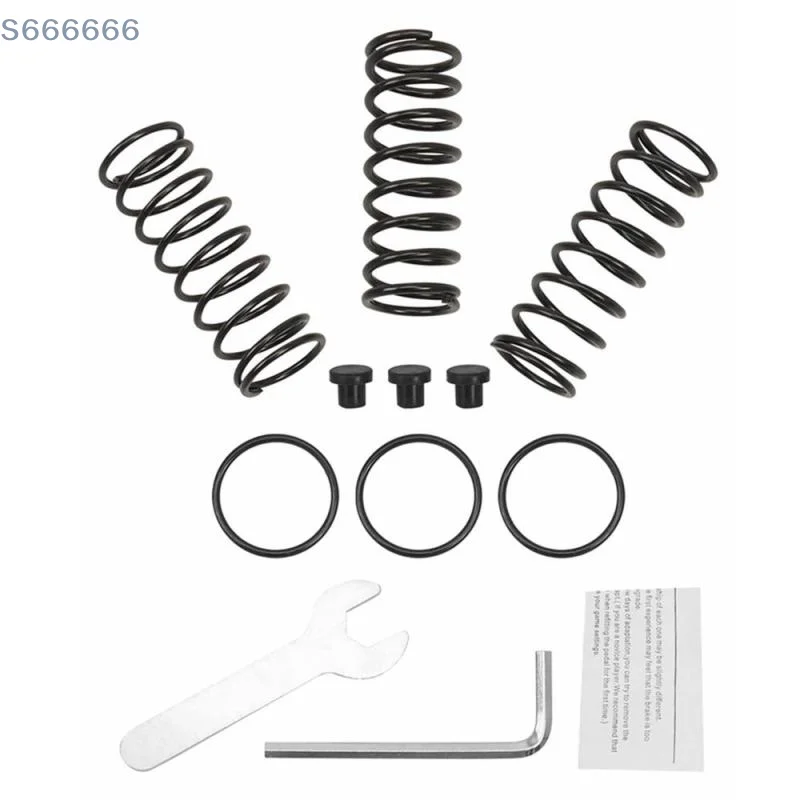 لعبة سباق دواسة الربيع ل G25 G27 عجلة سباق لعبة الملحقات ترقية وزارة الدفاع الفرامل خنق مخلب دواسة الربيع عدة #5