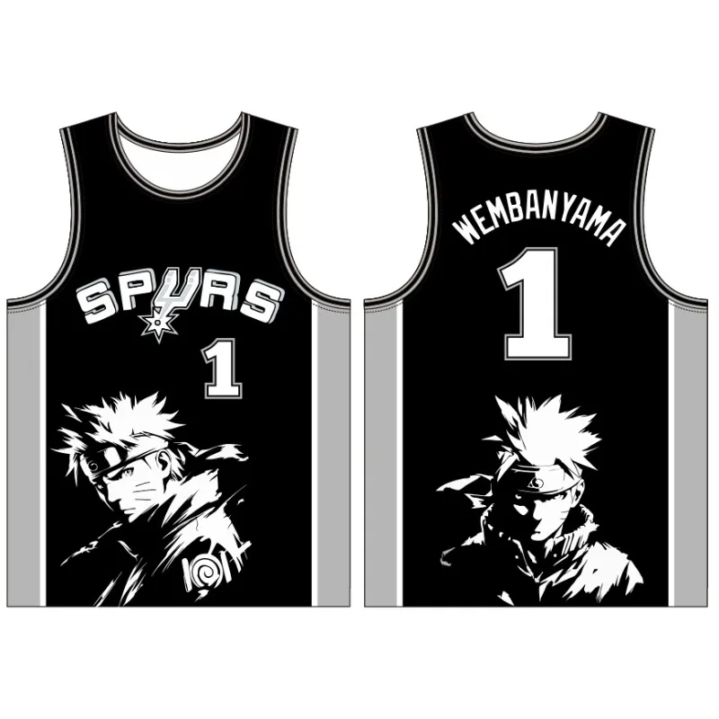 

2025 Fast drying Anime Cartoon Children's Size Basketball Vest Casual Training Polyester Fiber Fashion Leisure