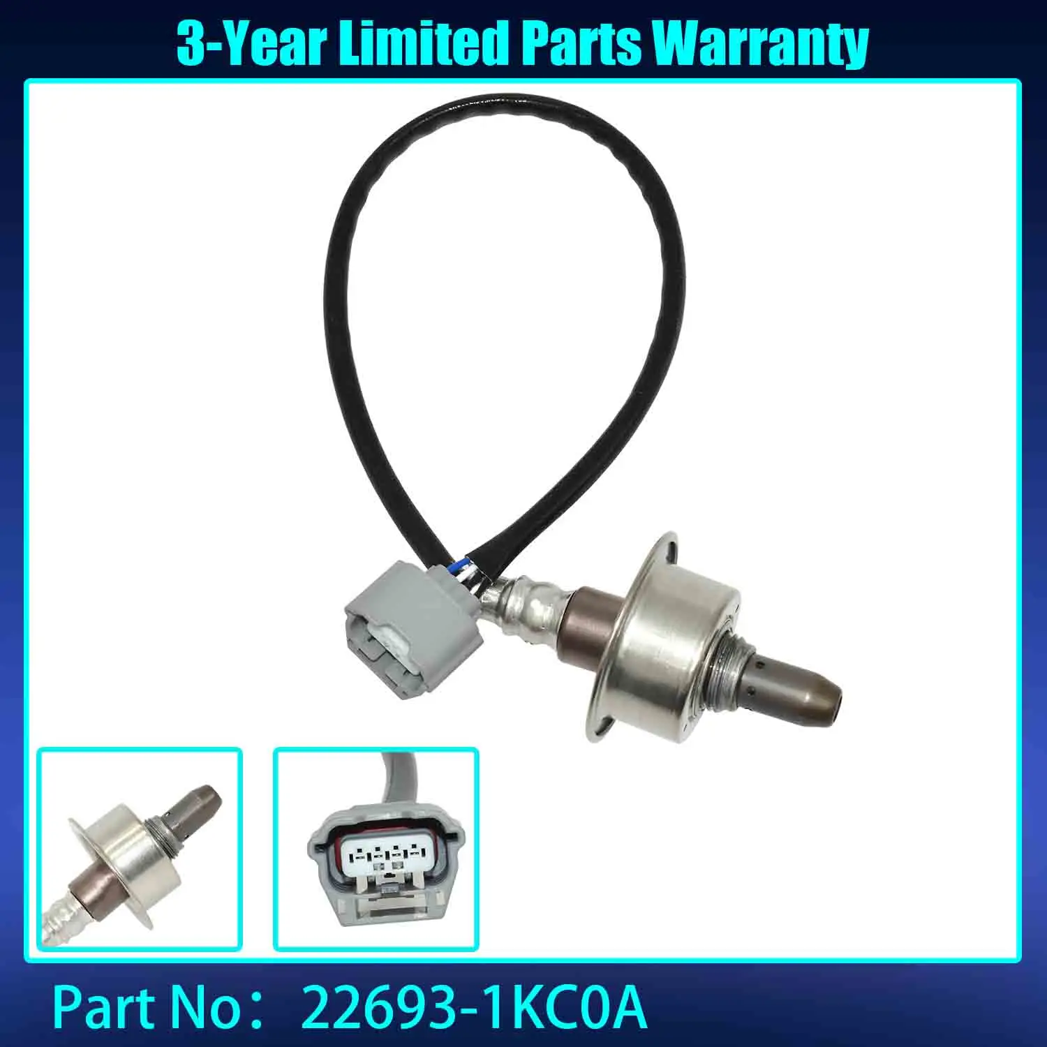 Sensor de oxígeno O2 aguas arriba para Nissan Juke Nismo 2013-2017 1.6L-l4, 2011-2016 Nissan Juke SL/S/SV 1.6L-l4 MR16DDT 22693-1KC0A
