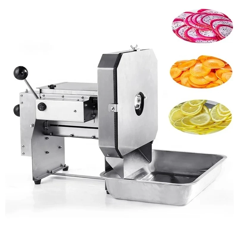 Small Commercial Fruit Slicing Machine Lemon Orange Dragon Fruit Kiwifruit Pear Tomato Slicer Machine for Sale