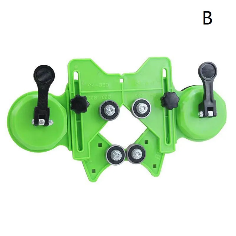 Diamond Hole Double Suction Cups Hole Saw Guide Jig Fixture From Hollow Drill Hole Saw Set For Ceramic Glass Tile