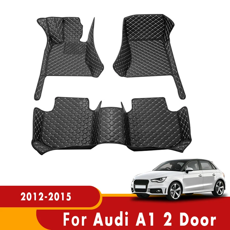 

Ковры для Audi A1 2-дверные 2015 2014 2013 2012 2011, автомобильные коврики, аксессуары для интерьера, детали, Стайлинг, подушечки для ног приборной панели