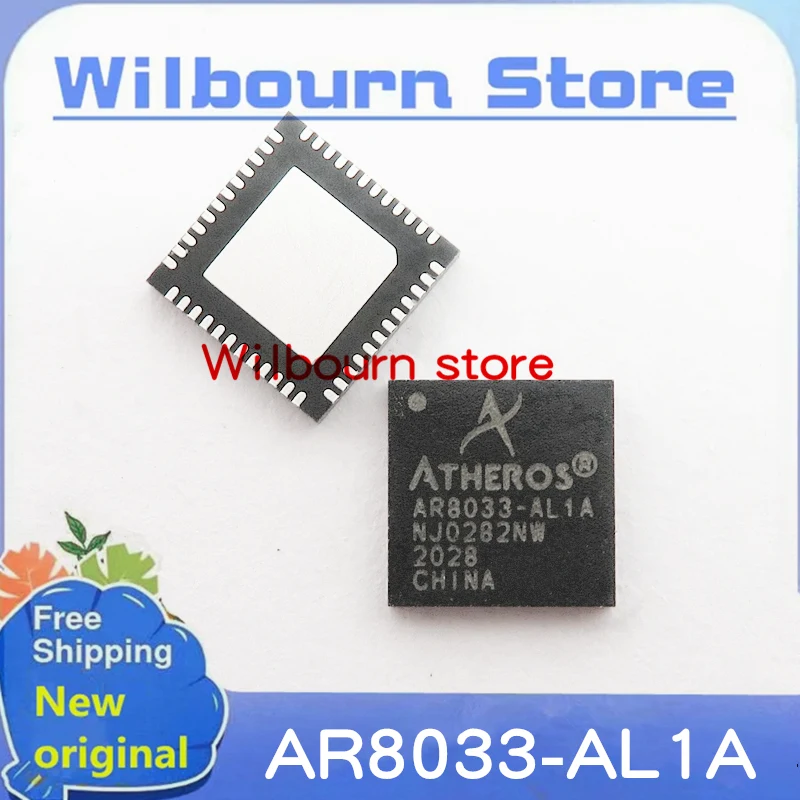 

100% New original （10piece） 100% New AR8033-AL1A AR8033-AL1A-R QFN48 Ethernet chip