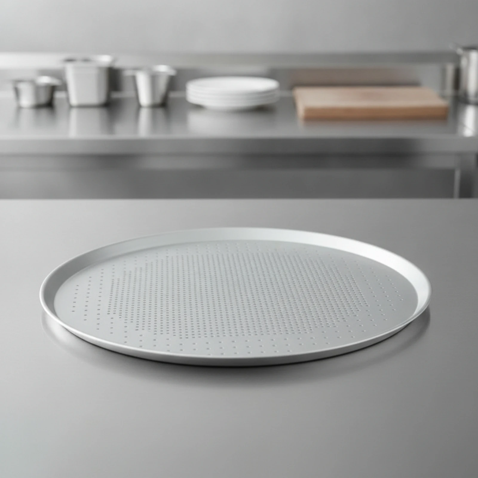 Baking Pan Lightweight Crisp-Crust Pizza Baking Tray for Home Bakers