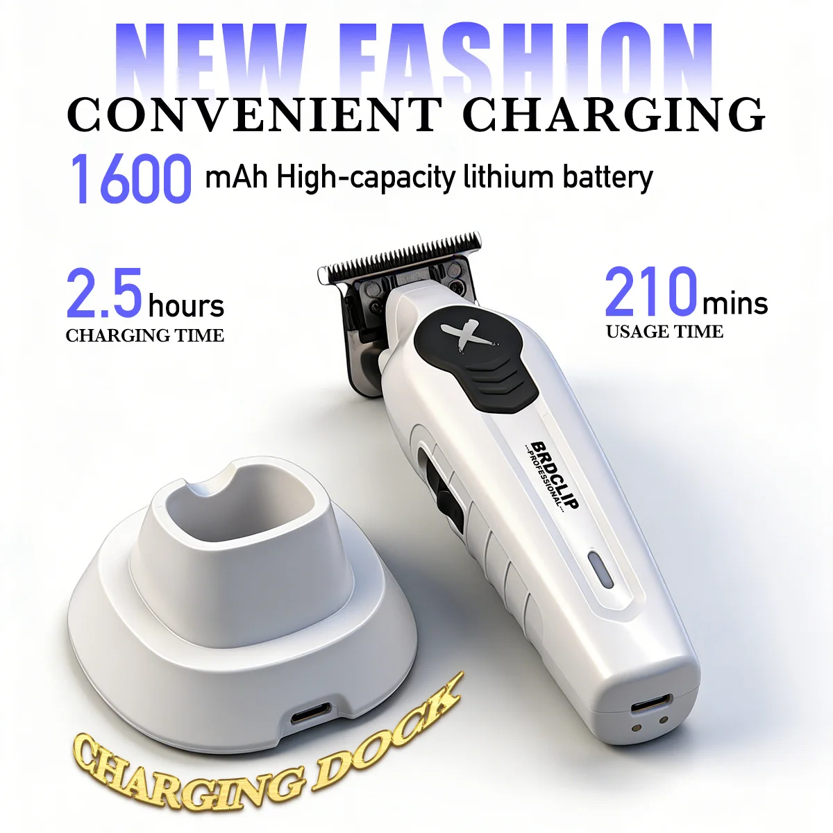 

Professional Barber BRDCLIP PROBarbers Hair Clipper High Power Motor S1090 7700RPM 609 10000RPM DLC Blade