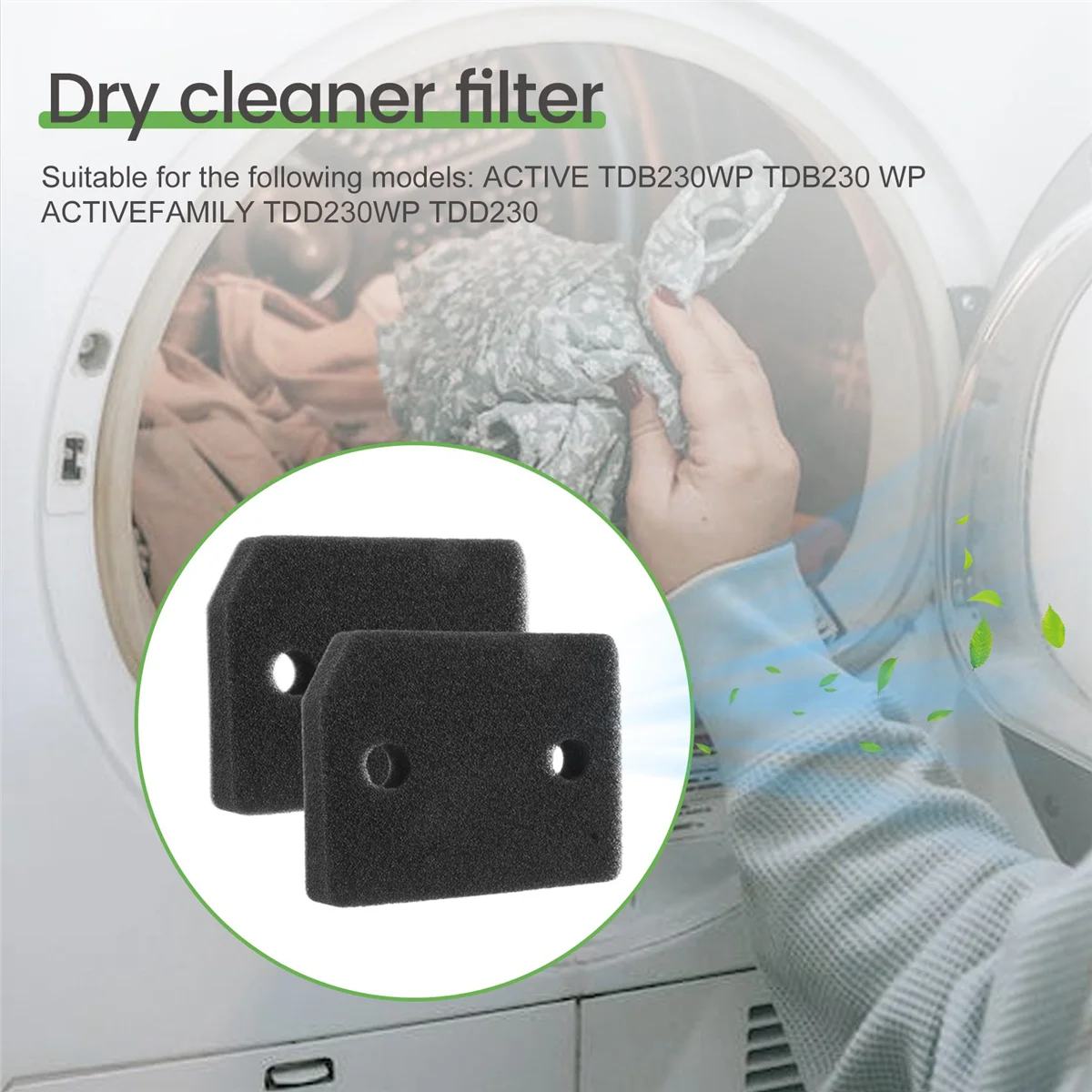 Tumble Dryer Foam Filter for 9164761 Dryer Heat Pump Dryer,Sponge Filter Mat Condensed Dryer Lint Filter