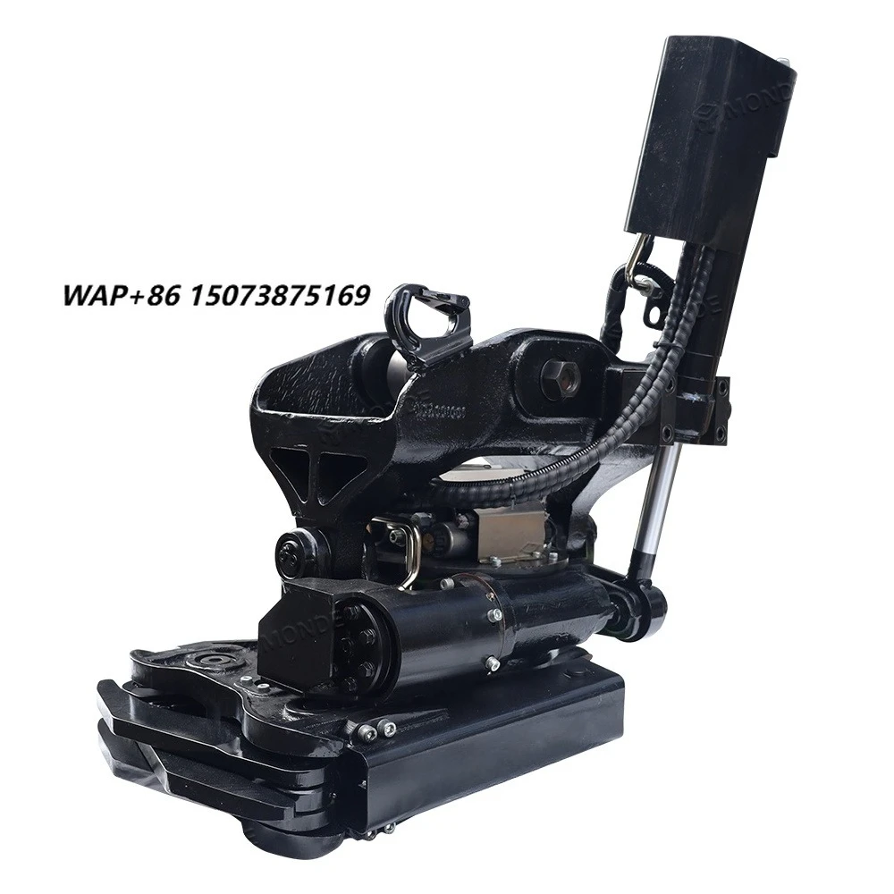 Mini Excavator Hydraulic Tilt Rotator With Quick Coupler for Garden Landscaping Slope Grading Urban Pipeline Construction Job