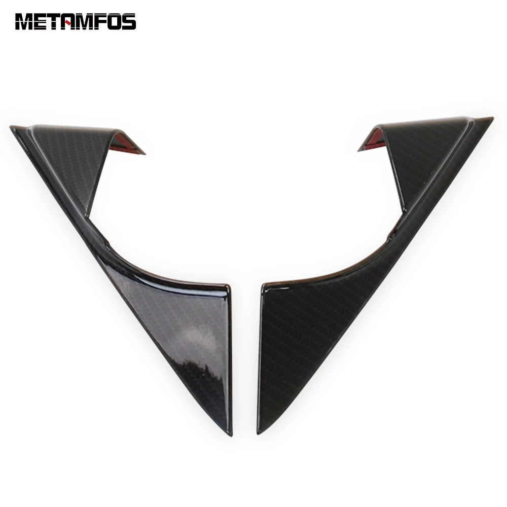 Front Window Interior A Pillar Triangle Cover For Mazda 6 Atenza M6 2013-2016 2017 Carbon Fiber Audio Speaker Trim Accessories