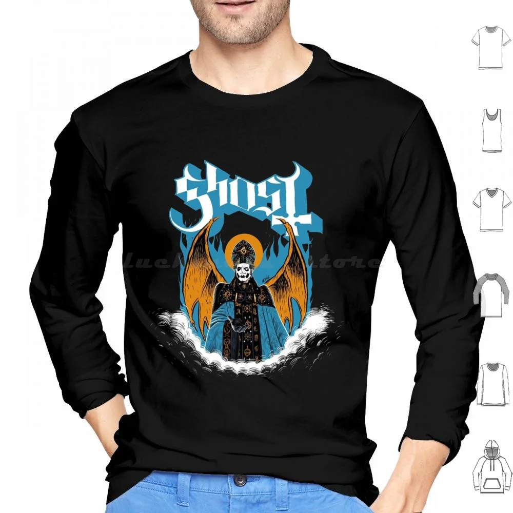 Phantom Opera Hoodie cotton Long Sleeve Ghost The Band Papa Emeritus Ghost Band Songs Band Ghost Band Explained Ghost Ghost