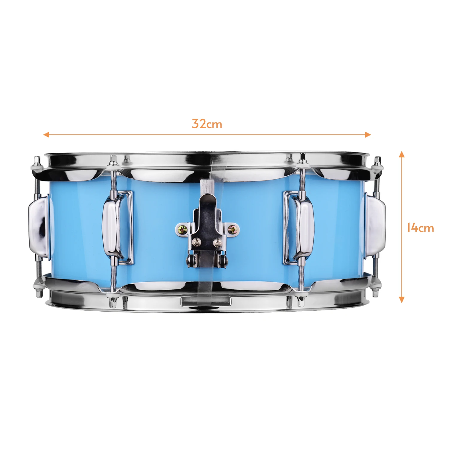12 بوصة كمين رأس الطبل مع أفخاذ حزام الكتف طبل مفتاح لفرقة الطلاب الأطفال كمين طبل كمين طبل 12 بوصة كمين طبل