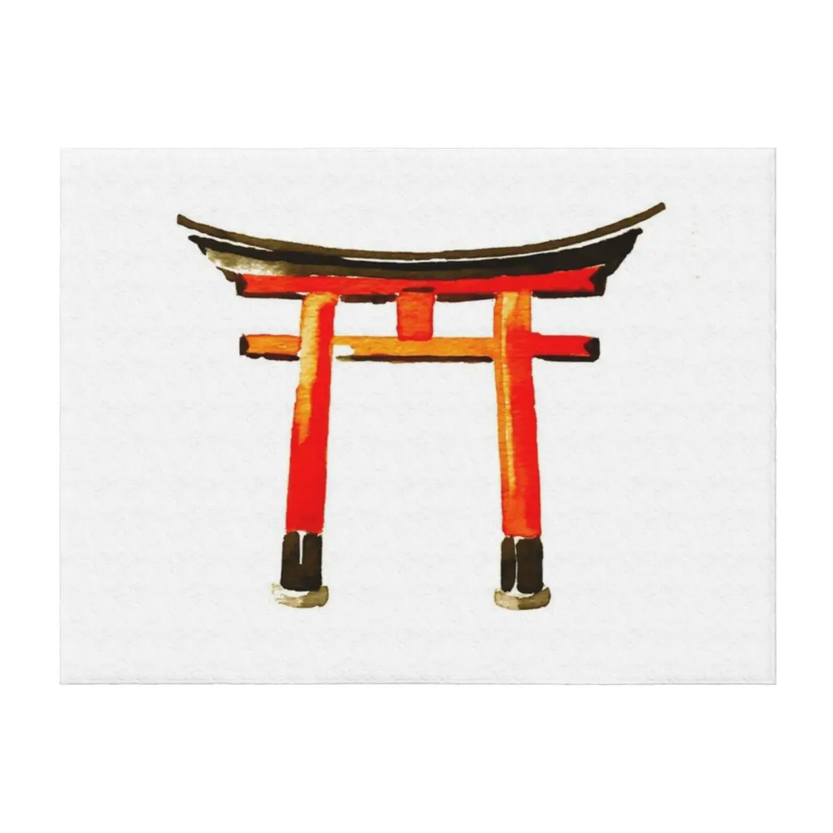 

Torii Japan design Kyoto drawing Throw Blanket Blankets For Baby Loose wednesday Luxury Blankets