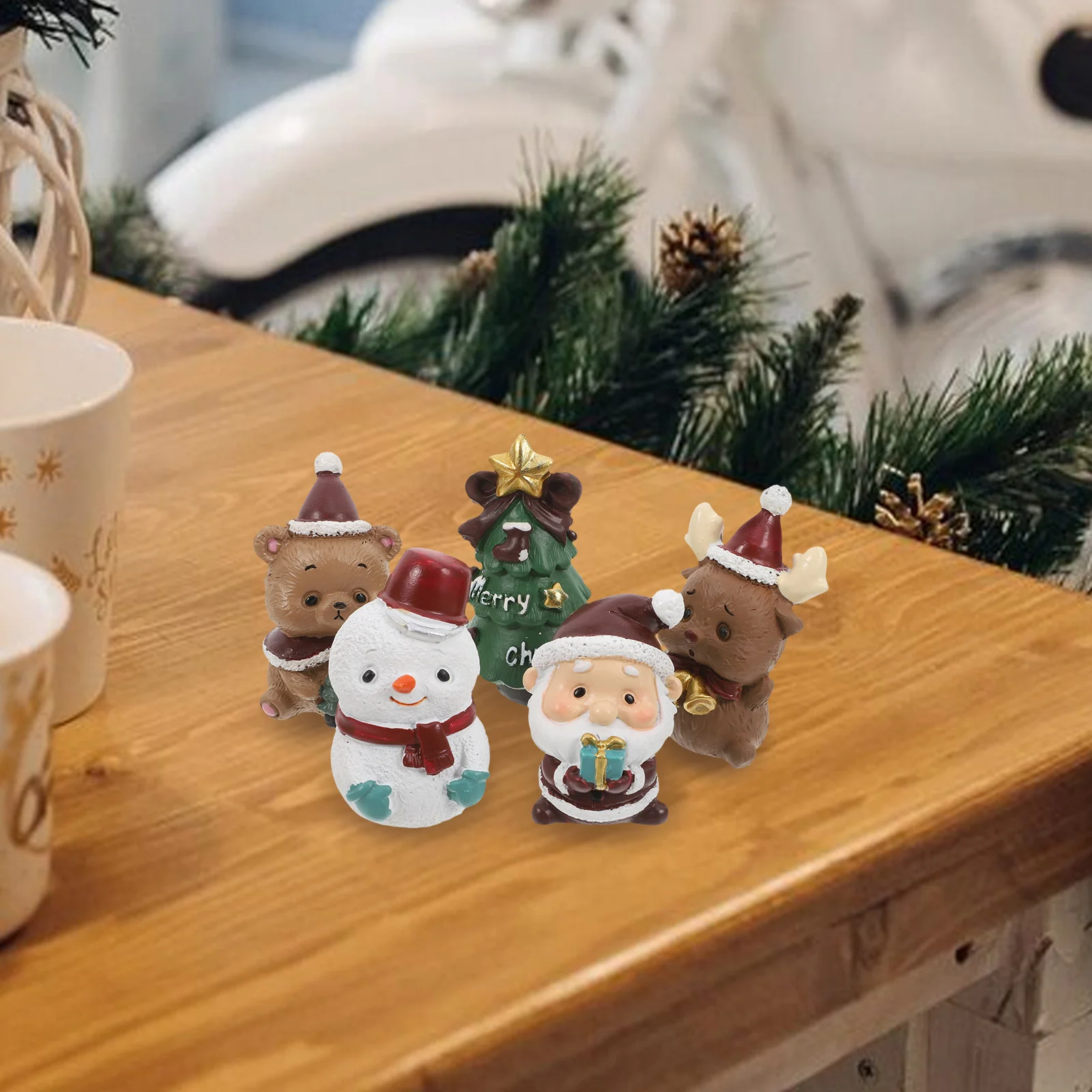 

Resin Craft Ornaments Xmas Cake Decoration Crafts Christmas Gift Decorations Adornments