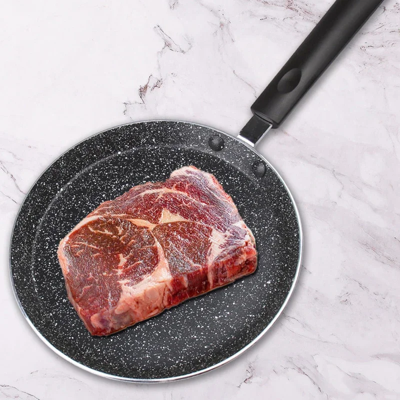 Non Stick Frying Pan 18/22/26CM Breakfast Pancake Egg Steak Frying Pot Pizza Panckae Pans With Handle Cooking Tool Cookware Set view 4