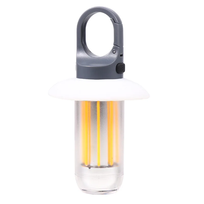 Funny deer YY-17 führte Mini hängende Zelt lampe tragbare Camping lampe wiederauf ladbare Cob Arbeits licht mit Haken 5 Modi Wandern Angeln