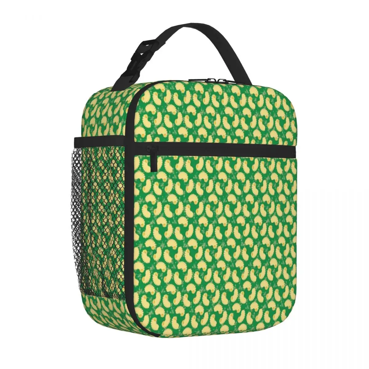 Hot Sale Pasta Creste Di Gallo Green Background Toddler Style Lunch Bag Fitness Snack Meal Prep Bag
