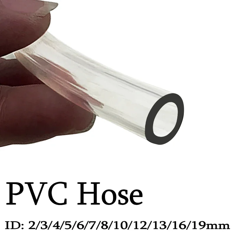 2 3 4 5 6 7 8 9 10 12 14 16-50 mm PVC Pipe Transparent Water Pipe Pipes Tube Hoses Aquarium Tubing Water Pump Hosing Garden Hose