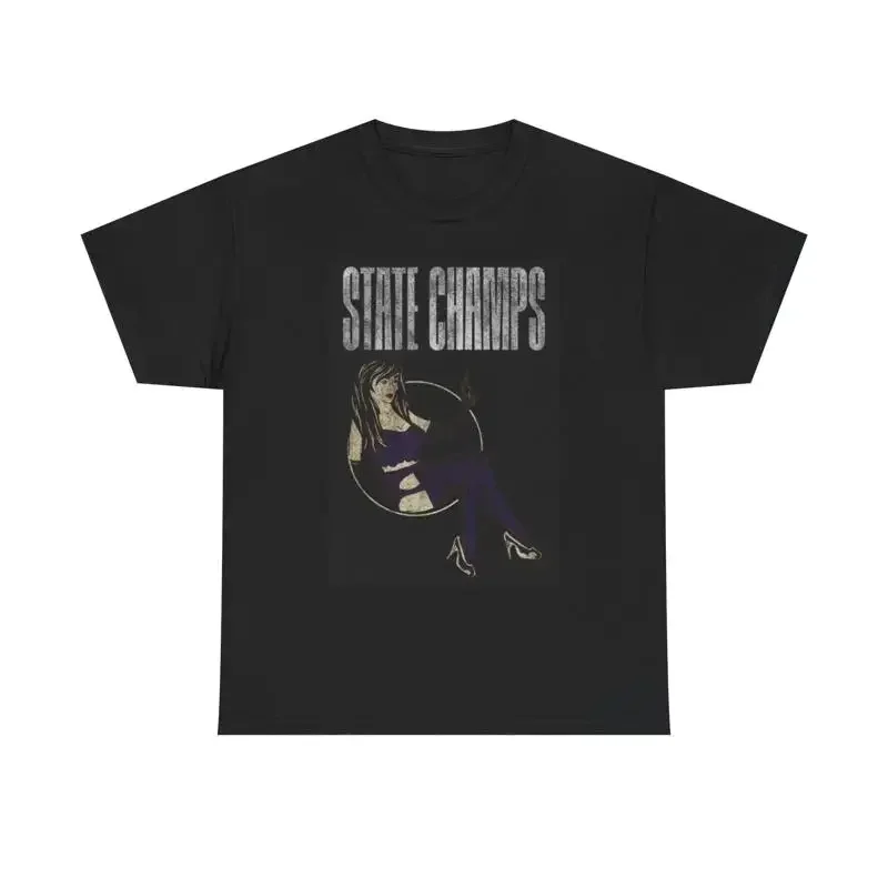 State Champs Punk Rock T Shirt Vintage Retro Heavy Cotton