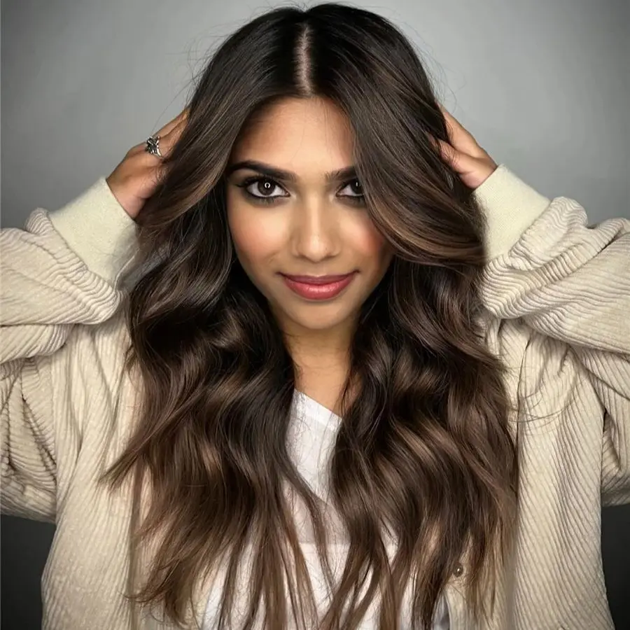 

Темно-коричневые светло-русые парики с кружевной передней частью, высококачественные синтетические парики для женщин, естественный вид, безклеевые, подходят для повседневной носки и вечеринок