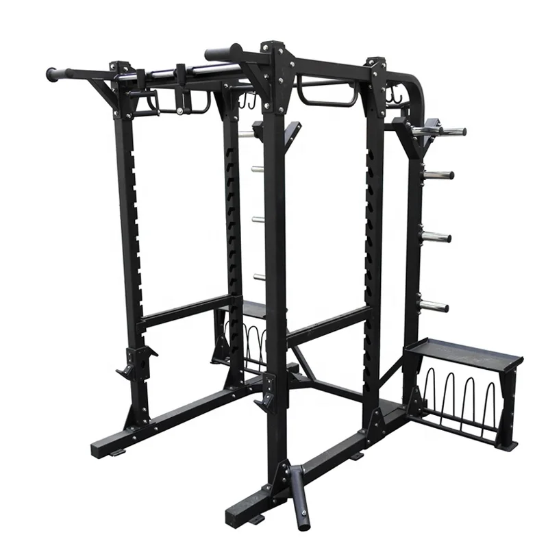 

2020 New Type Multi-Functional Home Use Fitness Equipment Weightlifting Smith Machine Squat Rack