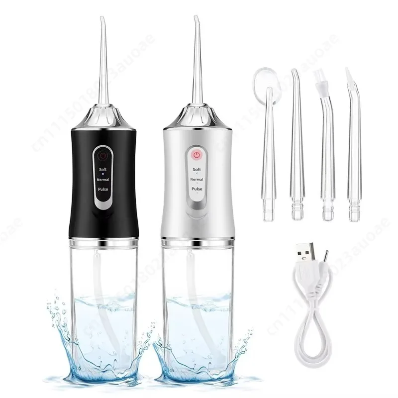 Portable Rechargeable Electric Water Flosser Oral Teeth Cleaning Device Household Dental Tooth Cleaner For Daily Oral Care