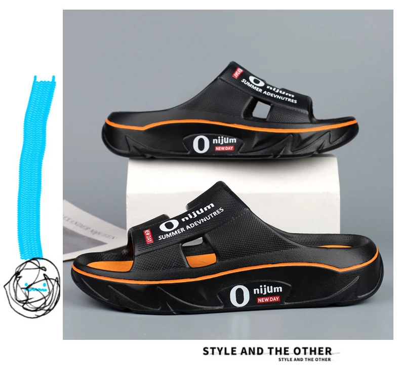 Nuevas Pantuflas de Verano para Hombre, Sandalias de Playa para Interiores, Sandalias Suaves de EVA para Exteriores, Chanclas para Hombre y Mujer, Pantuflas Casuales para Baño