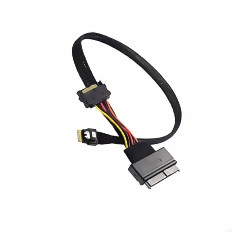 

4x7e Slimline PCIe SFF-8654 4i Male to SFF8639 U2U3 Кабель жесткого диска для NVME и PCIe