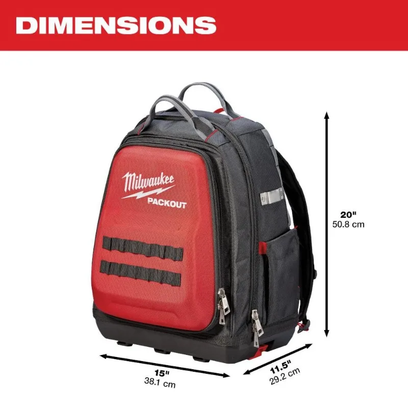 Milwaukee 48-22-8301 PACKOUT™ Backpack Tool Bag Power Tool Accessories