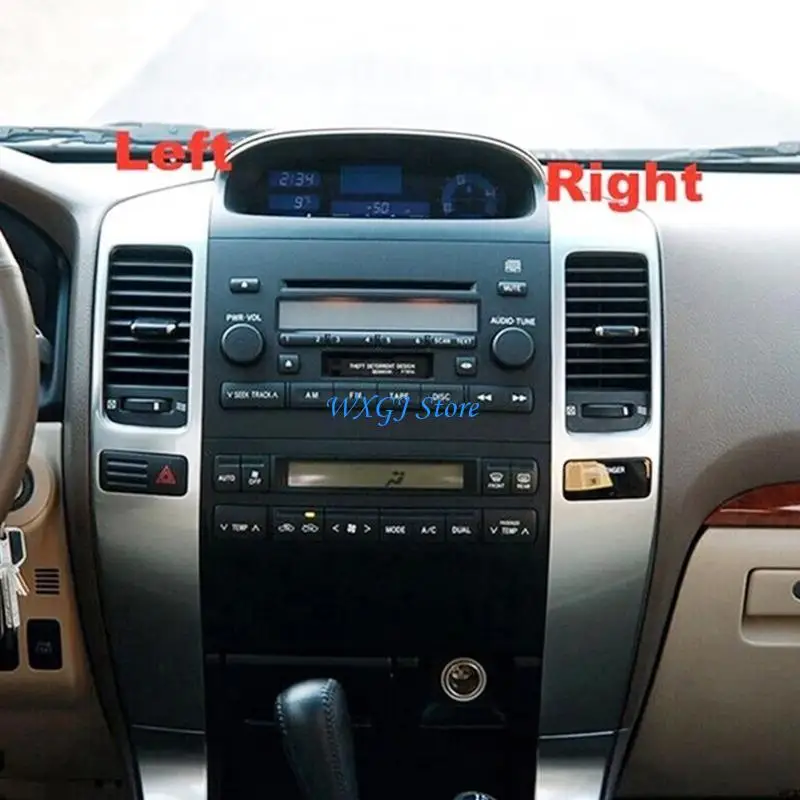37JE カーエアコン吹き出し口フレームセンサープレートパネル FJ120 120系用 1ペア