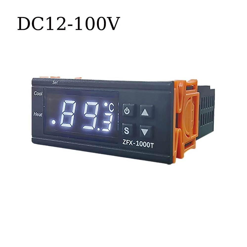 Digital Thermostat Heating Cooling Dual Mode Temperature Controller -50℃~99℃ 0.1℃ Resolution NTC Sensor for Temperature Control