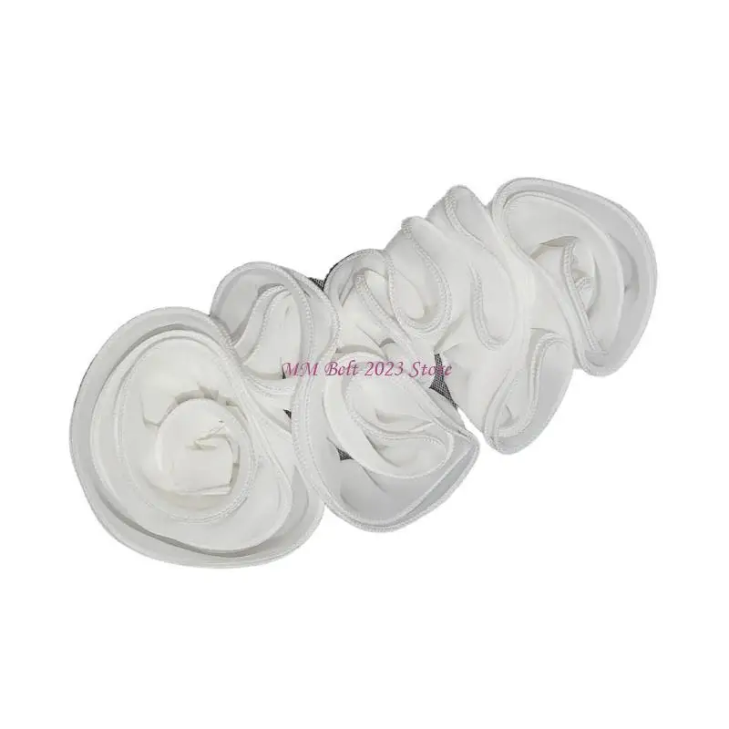 49ME การจัดแต่งดอกไม้ 3 มิติแฟชั่นชุดผู้หญิงแพทช์แพทช์งานแต่งงานสำหรับชุดผู้หญิง