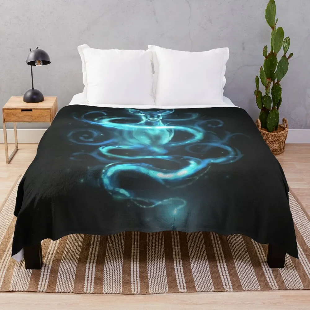 expectopatronum Throw Blanket for winter Retros Thins Blankets