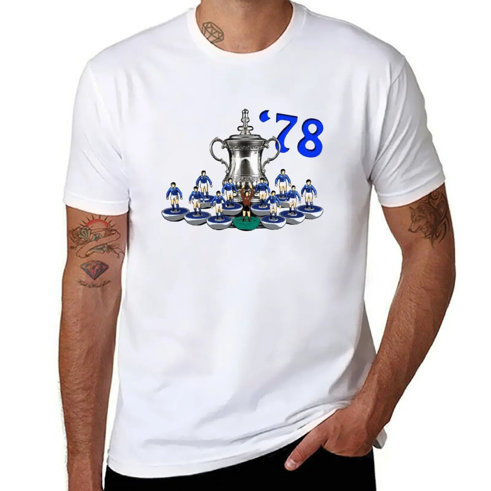 

Ipswich Town '78 subbuteo team T-Shirt man t shirts graphic t shirts cotton 100% T-Shirt